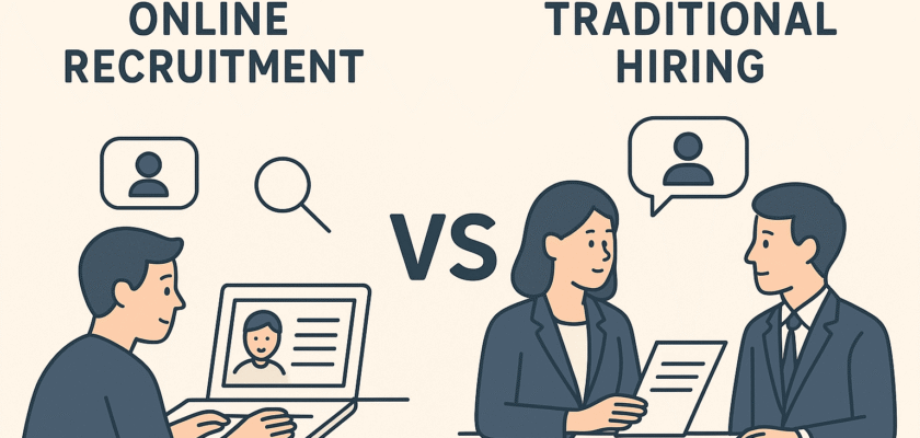 Online Recruitment vs. Traditional Recruitment